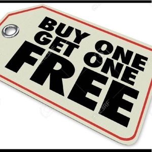 Buy one item and get another free!!